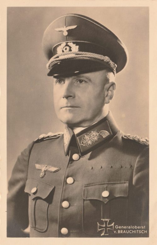 (Postcard) General v. Brauchitsch