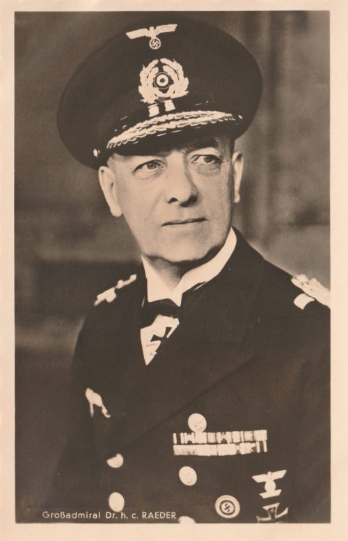 (Postcard) Grossadmiral Dr. H.C. Raeder