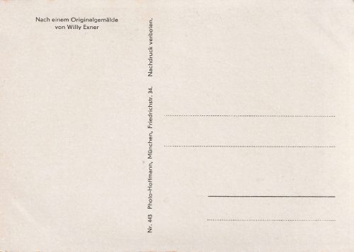 (Postcard) Hermann Göring (by Willy Exner)