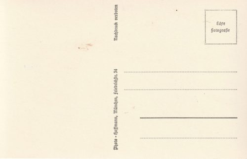 (Postcard) Kapitänleutnant Otto von Bülow (with signature)