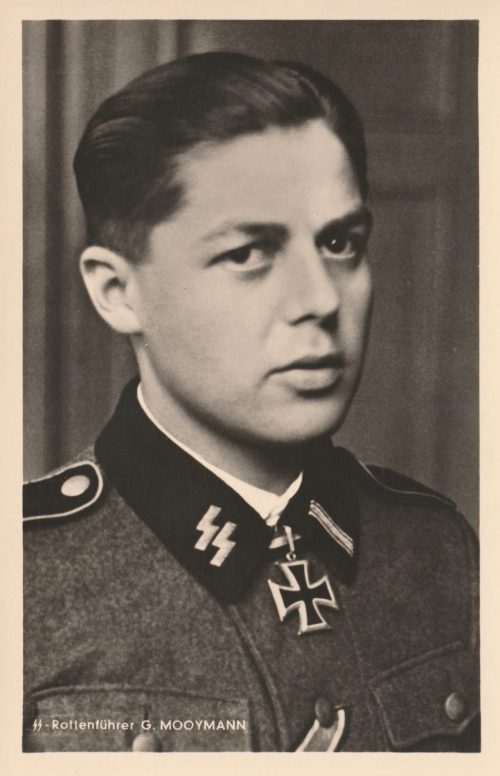 (Postcard) Ritterkreuzträger SS-Rottenführer Gerardus Mooyman 14.SS-Freiwilligen-Legion Nederland - RARE!