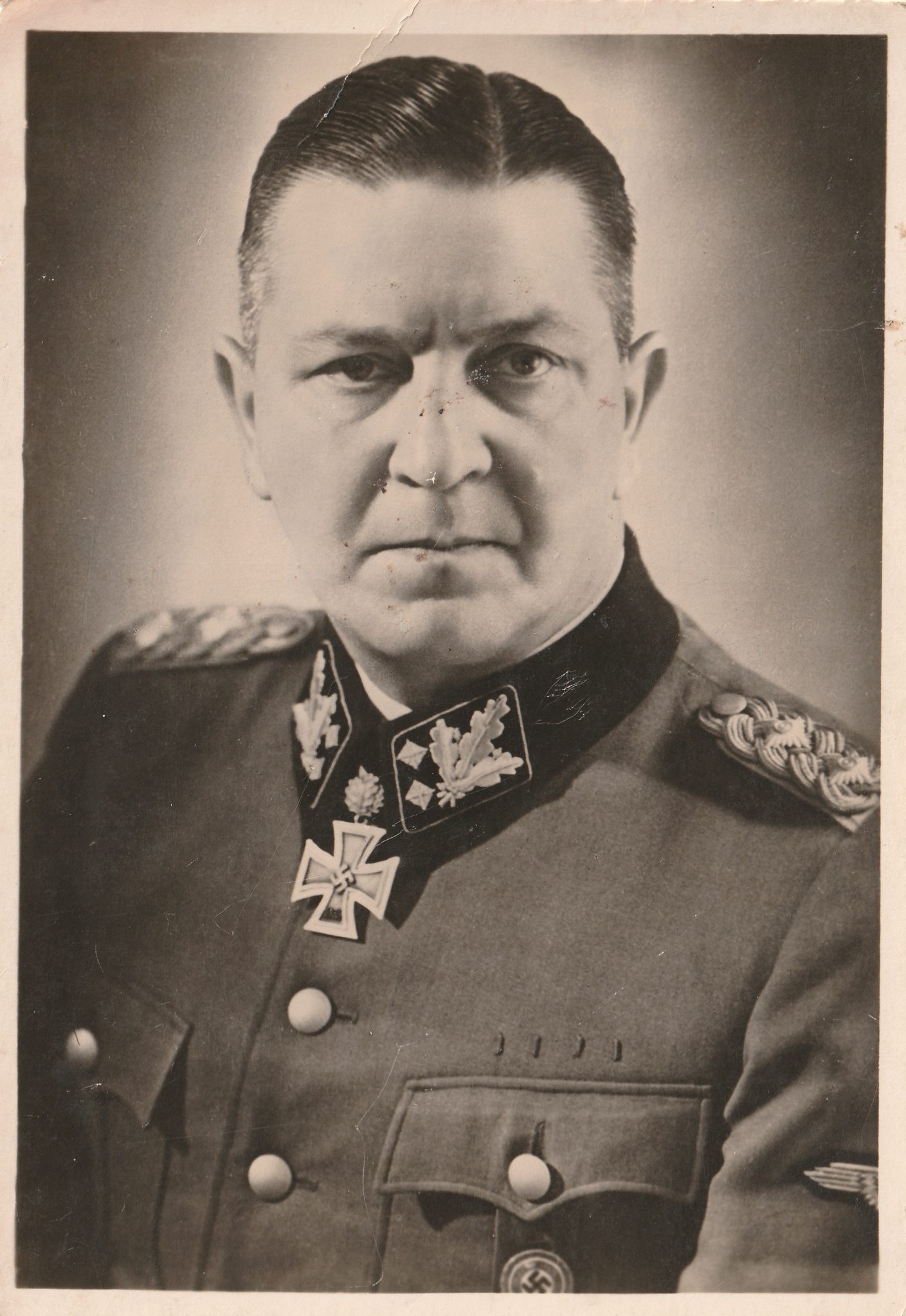 (Postcard) SS-Obergruppenführer Eicke - rare
