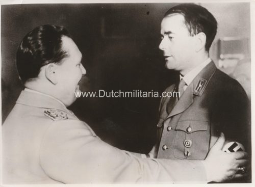 (Pressphoto) Albert Speer and Herman Goerring