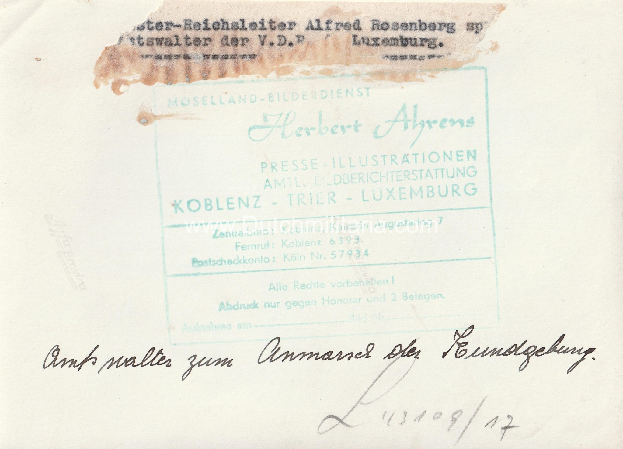 (Pressphoto) Amtswalter zum Anmarsch der Kundgebung (Luxemburg) (1) Pressphoto-Amtswalter-zum-Anmarsch-der-Kundgebung-Luxemburg