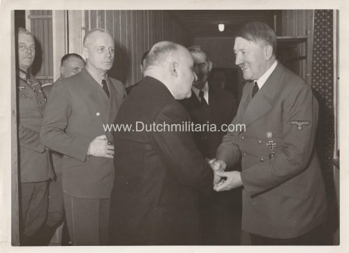 (Pressphoto) Bilgarische Staatsmänner beim Führer (1943)