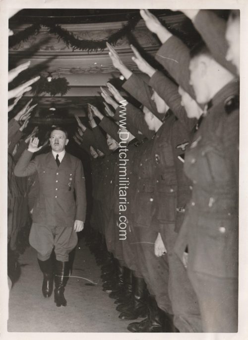 (Pressphoto) Der Führer bei seinen Soldaten - Weihnachten 1940