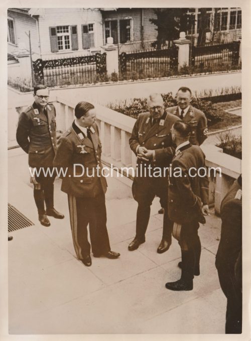 (Pressphoto) German officers - Photo Hoffmann