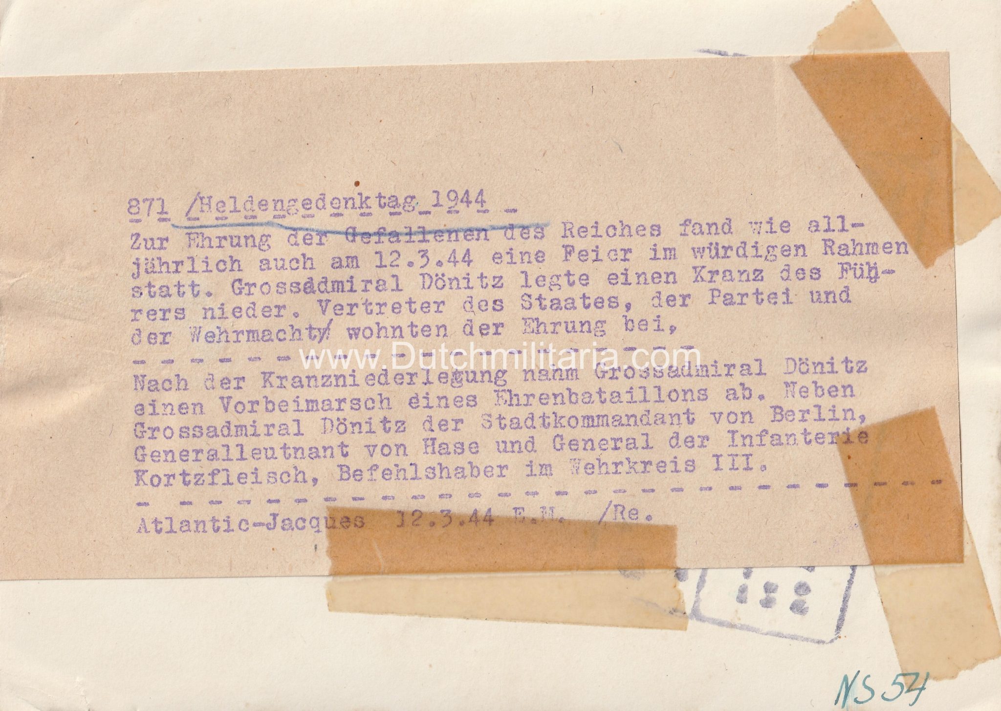 (Pressphoto) Heldengedenktag 1944 (2) (Pressphoto) Heldengedenktag 1944