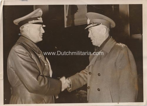 (Pressphoto) Ion Antonescu with Joachim von Ribbentrop (1943)