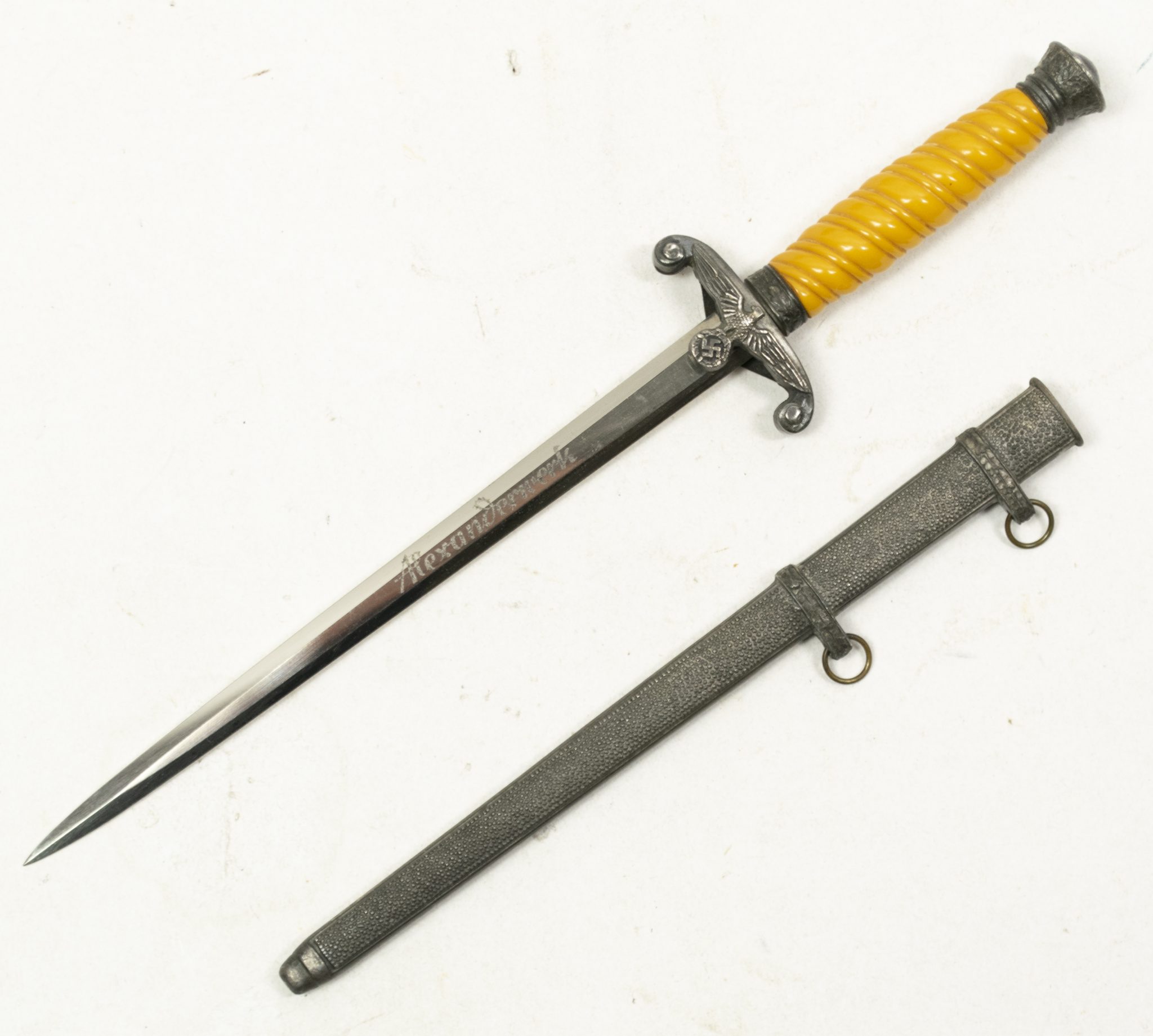 Wehrmacht (Heer) Miniature dagger / Letteropener (By maker "Alexanderwerk") - Image 24