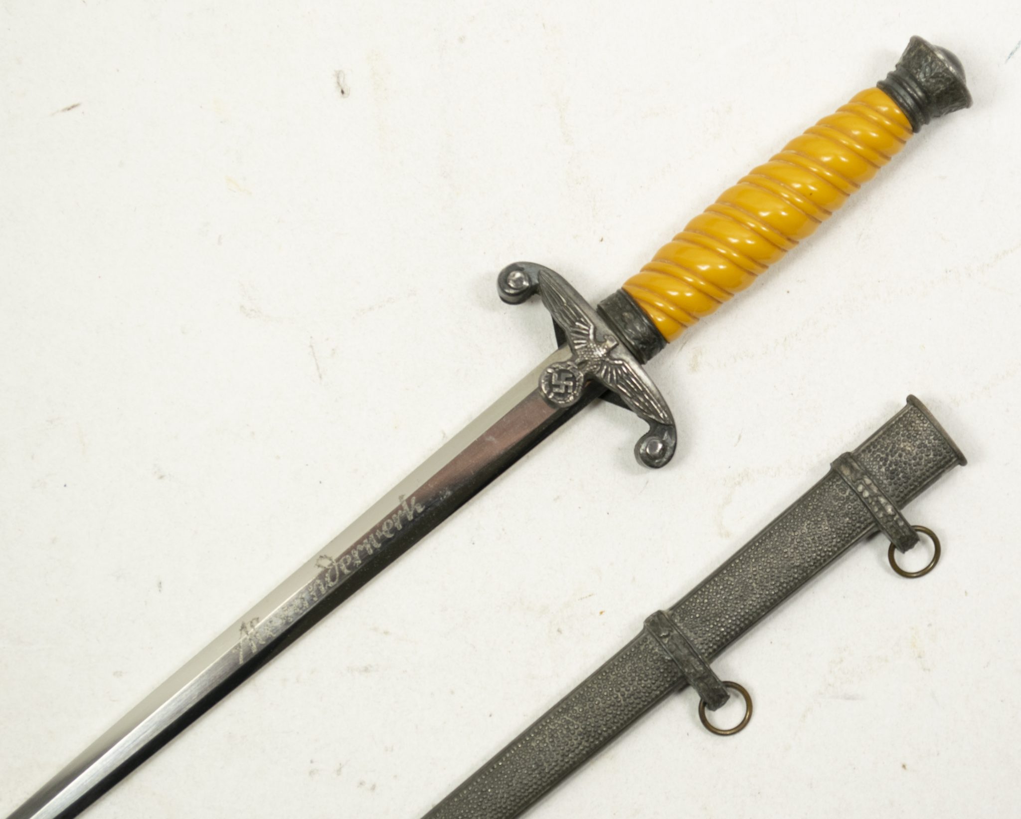 Wehrmacht (Heer) Miniature dagger / Letteropener (By maker "Alexanderwerk") - Image 25