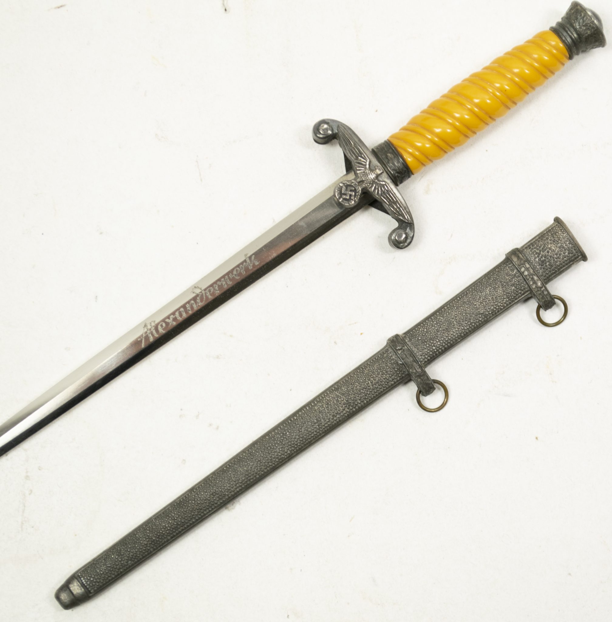 Wehrmacht (Heer) Miniature dagger / Letteropener (By maker "Alexanderwerk") - Image 27