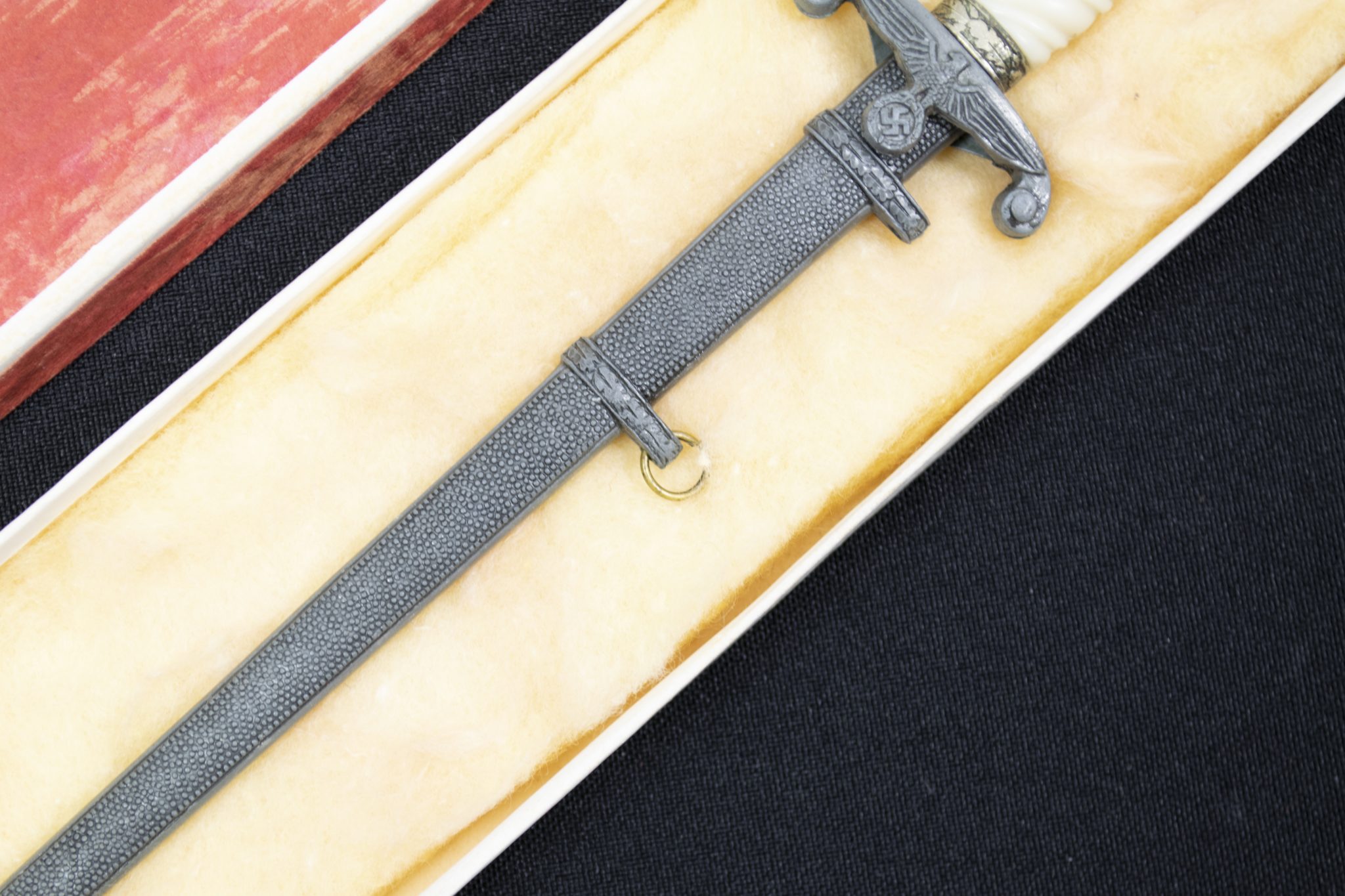 Wehrmacht (Heer) Miniature dagger / Letteropener in original box (by maker E.F. Hörster Solingen) - Image 5