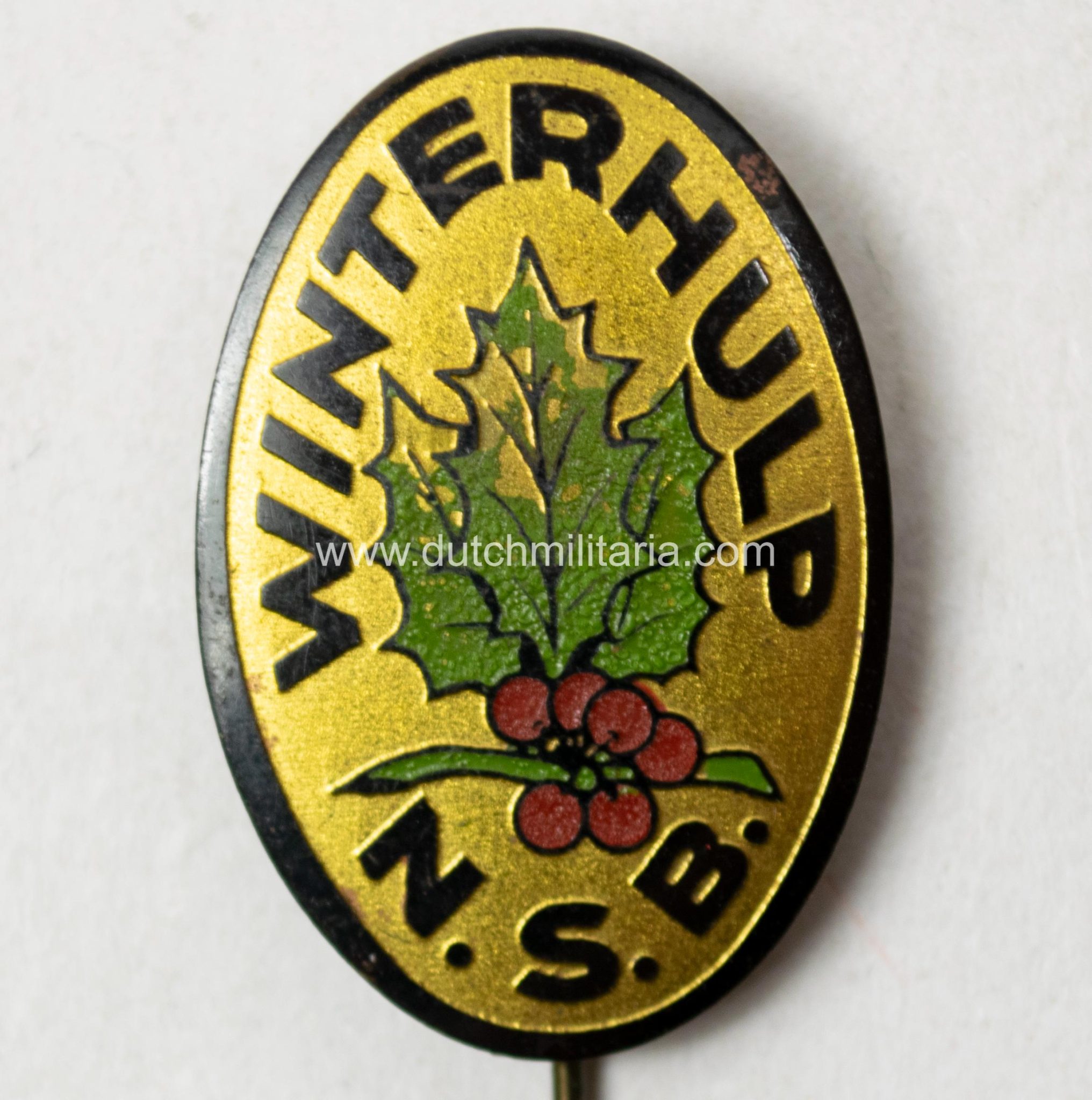 Winterhulp Nederland (WHN) - First model streetcollectors badge - Extremely rare!!!