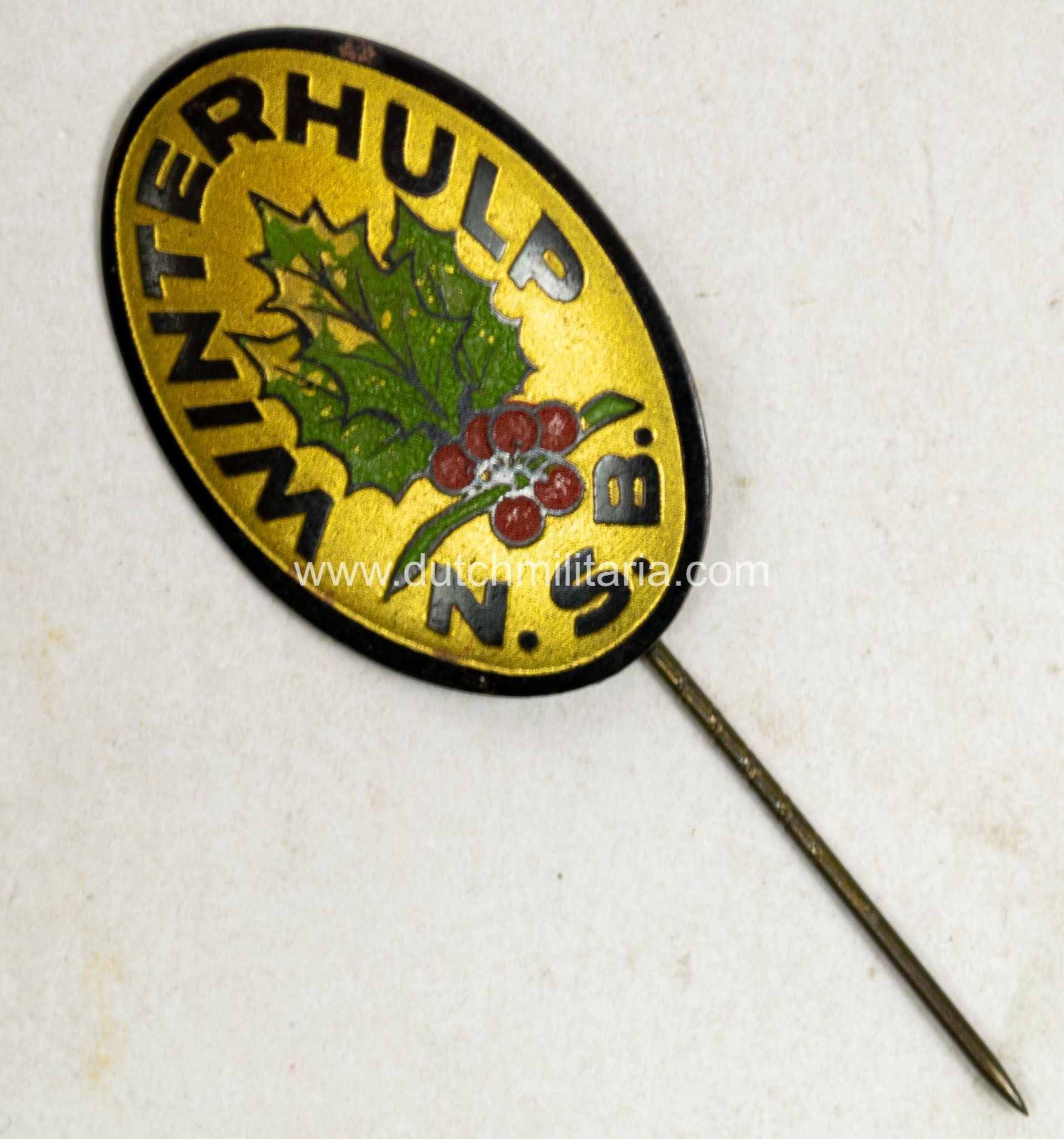 Winterhulp Nederland (WHN) – First model streetcollectors badge – Extremely rare!!! (4) Winterhulp Nederland (WHN) - First model streetcollectors badge - Extremely rare!!!