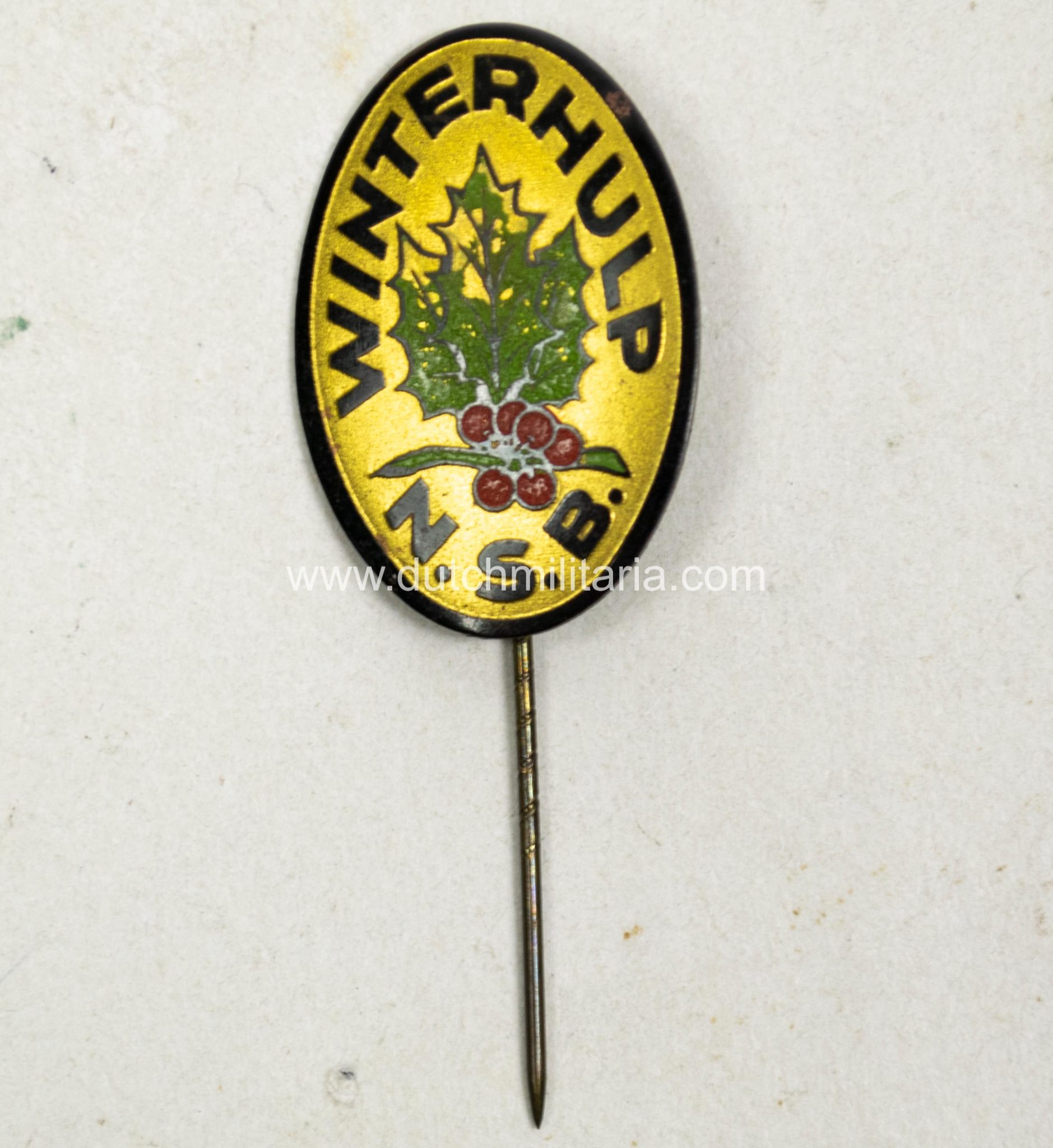 Winterhulp Nederland (WHN) - First model streetcollectors badge - Extremely rare!!!