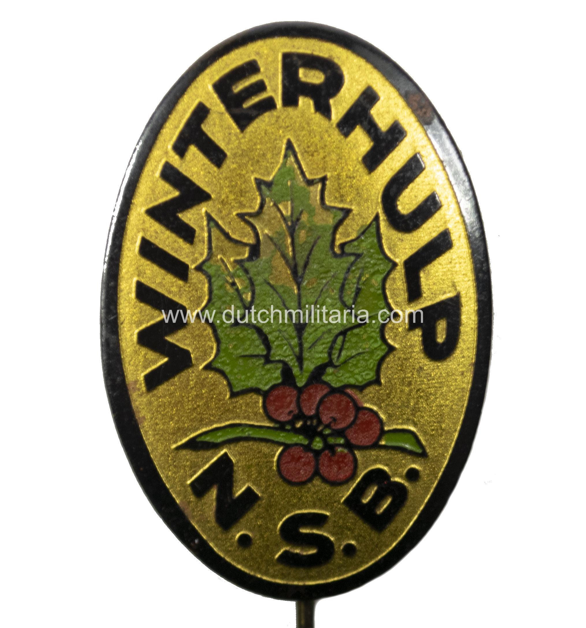 Winterhulp Nederland (WHN) - First model streetcollectors badge - Extremely rare!!!