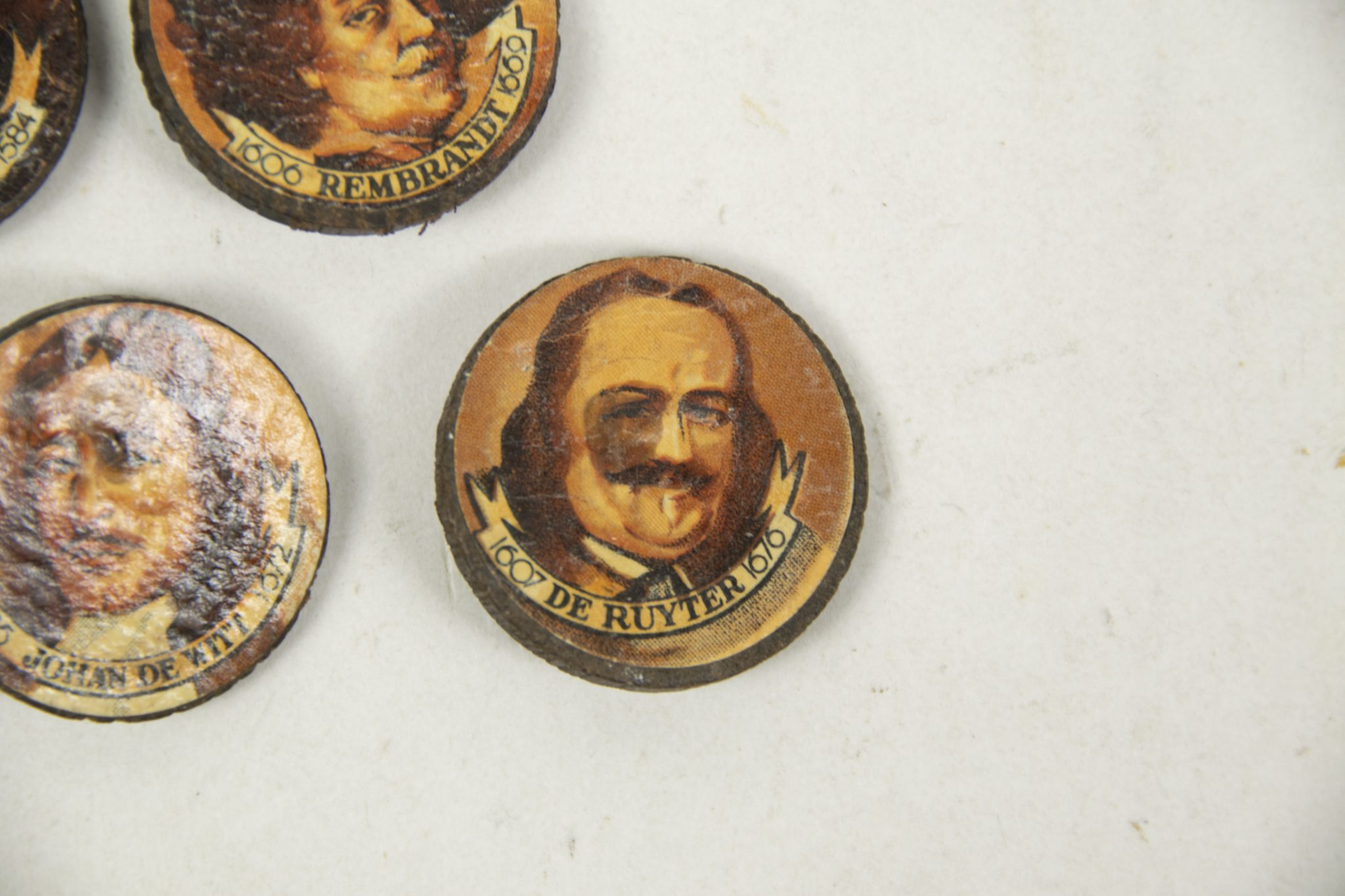 Winterhulp Nederland (WHN) - Historische figuren complete series - round variations (1942) - rare