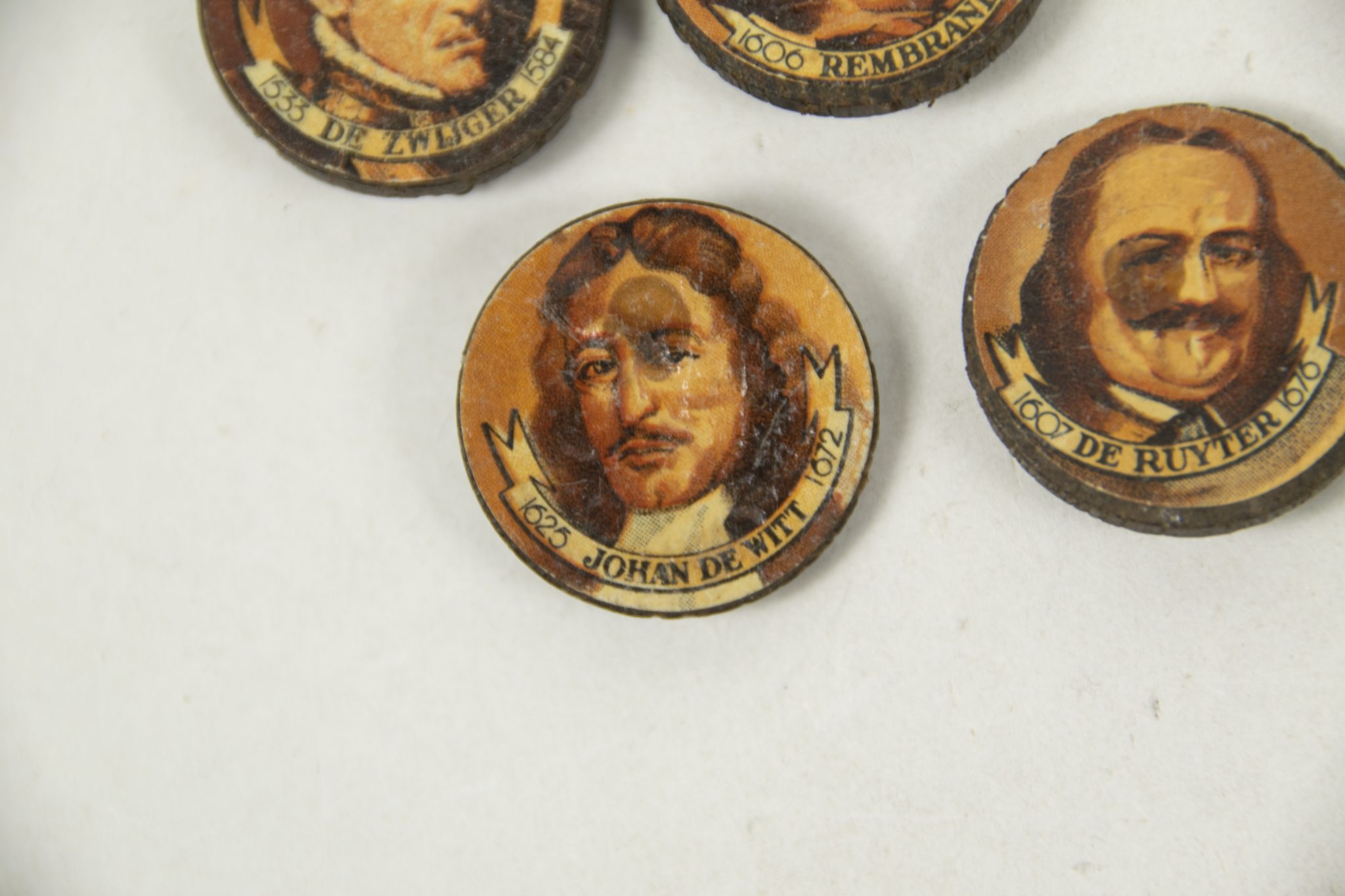 Winterhulp Nederland (WHN) - Historische figuren complete series - round variations (1942) - rare