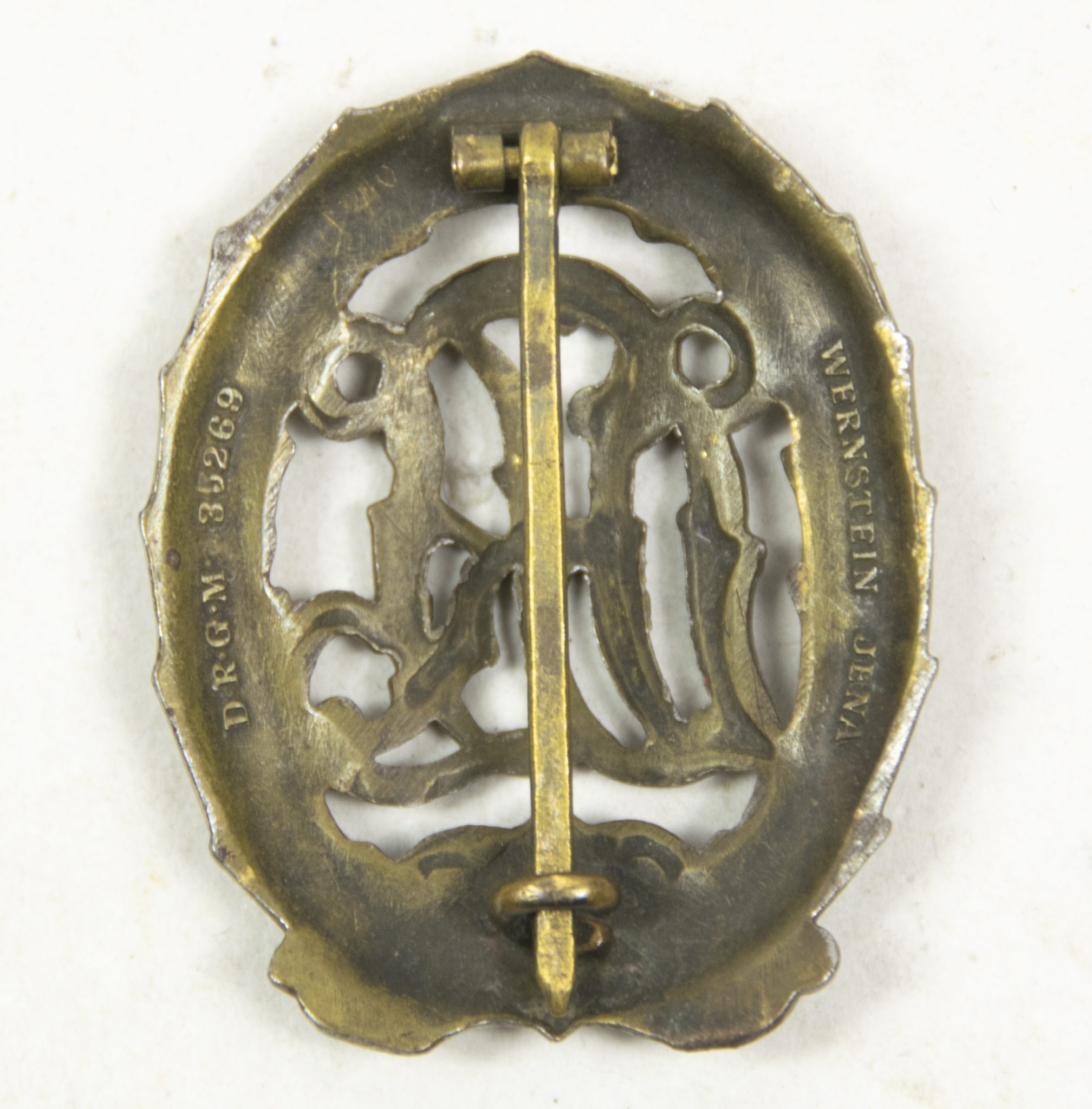 Deutsches Reichssportabzeichen (DRL) bronze – (Maker Wernstein Jena) (2) Deutsches Reichssportabzeichen (DRL) bronze – (Maker Wernstein Jena)