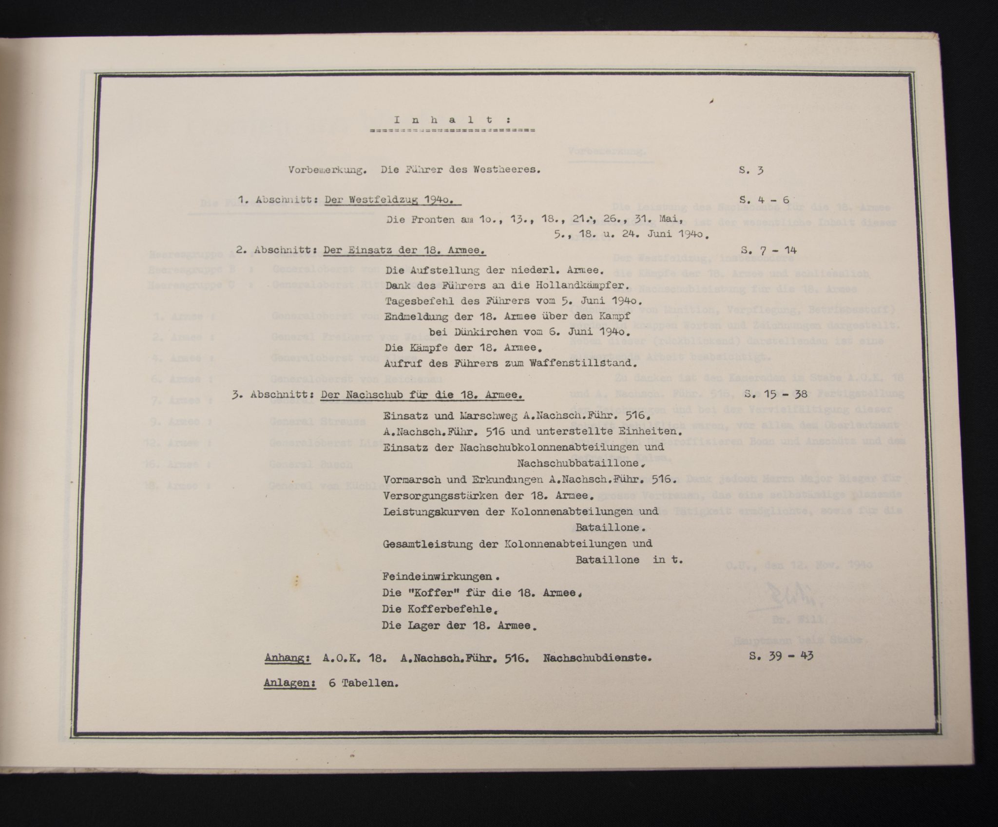 (Book) AOK18 - A.Nachsch.Führ.516 A - Die Versorgung einer Armee im Westfeldzug 1940 - Image 12