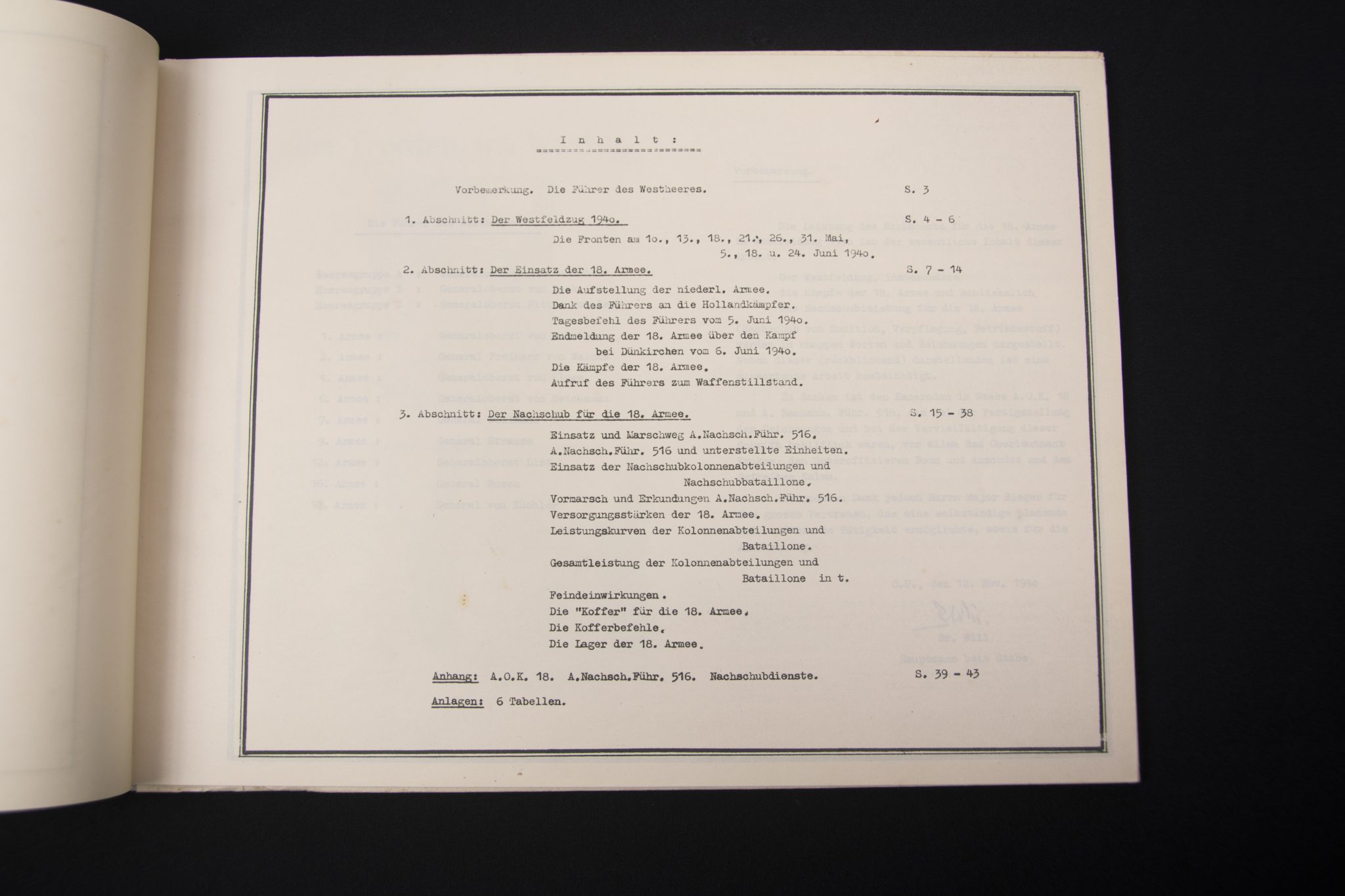 (Book) AOK18 - A.Nachsch.Führ.516 A - Die Versorgung einer Armee im Westfeldzug 1940 - Image 13