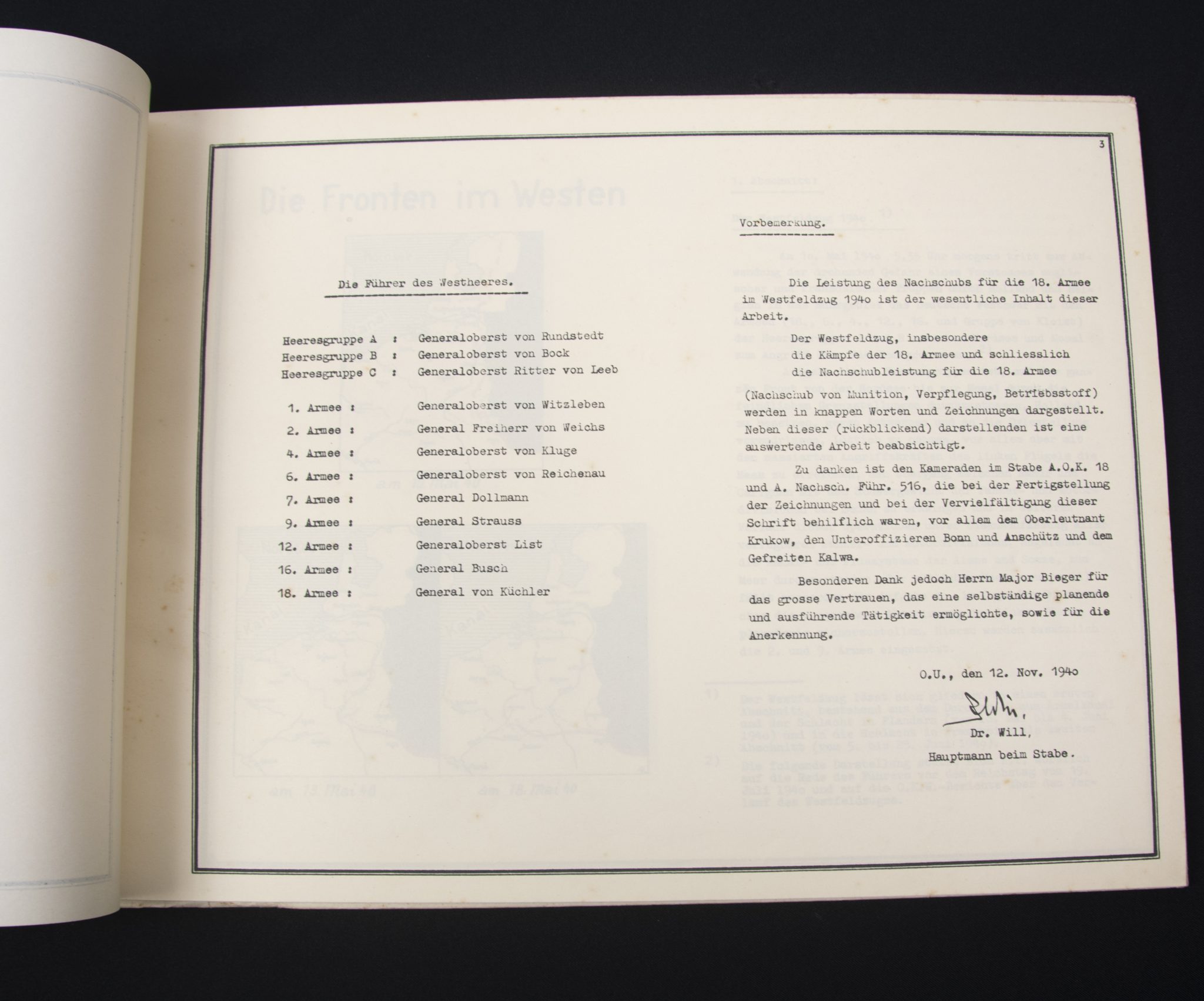 (Book) AOK18 - A.Nachsch.Führ.516 A - Die Versorgung einer Armee im Westfeldzug 1940 - Image 14