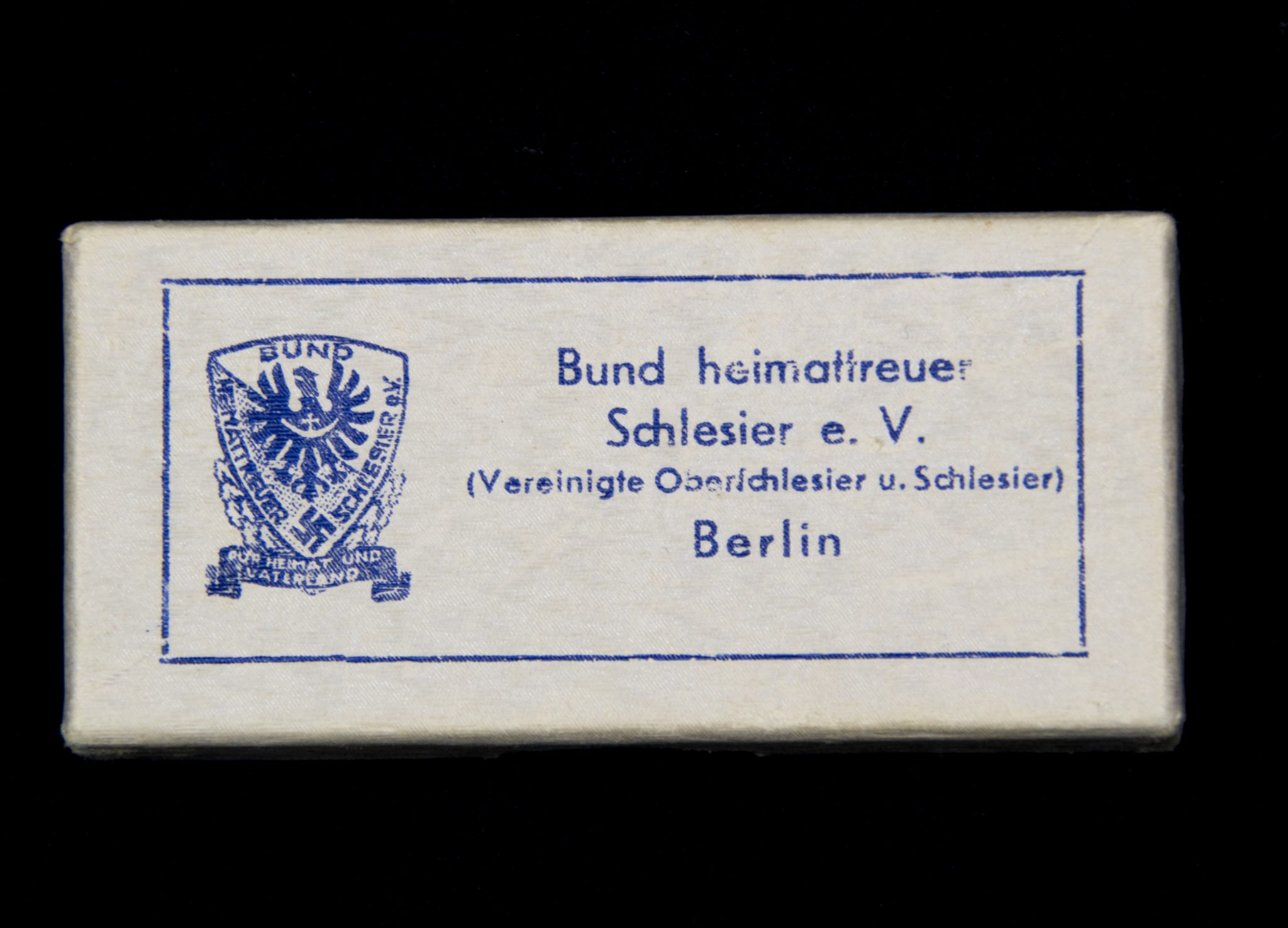 Bund heimattreuer Schlesier e. V. (Vereinigte Oberschlesier u. Schlesier) Berlin + rare case (1) Bund heimattreuer Schlesier e. V. (Vereinigte Oberschlesier u. Schlesier) Berlin + rare case