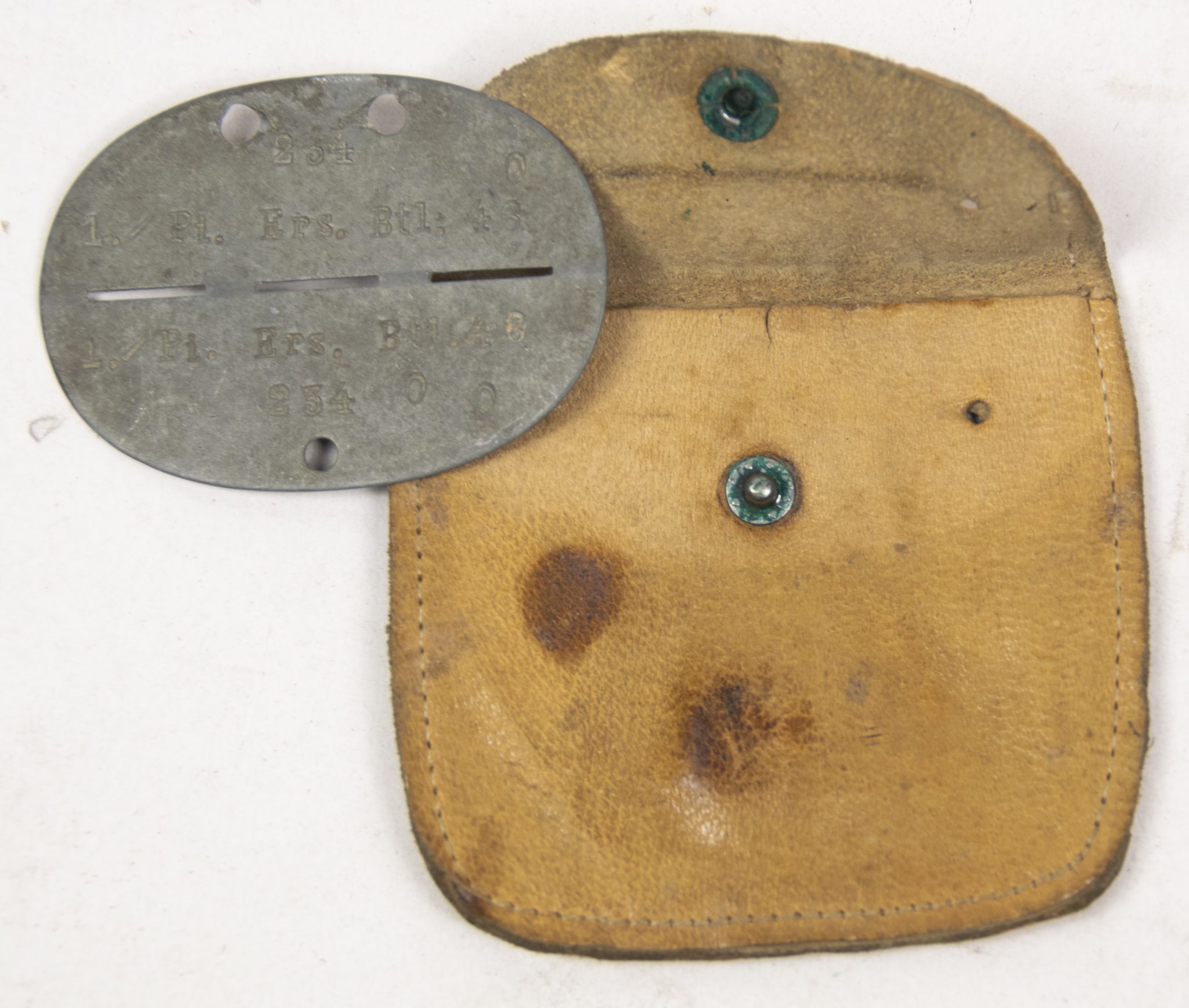 Erkennungsmarke (EKM) 1.Pi. Ers.Btl. 46 (3) Erkennungsmarke (EKM) 1.Pi. Ers.Btl. 46