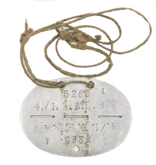 Erkennungsmarke (EKM) 4.I.E.BTL. 479