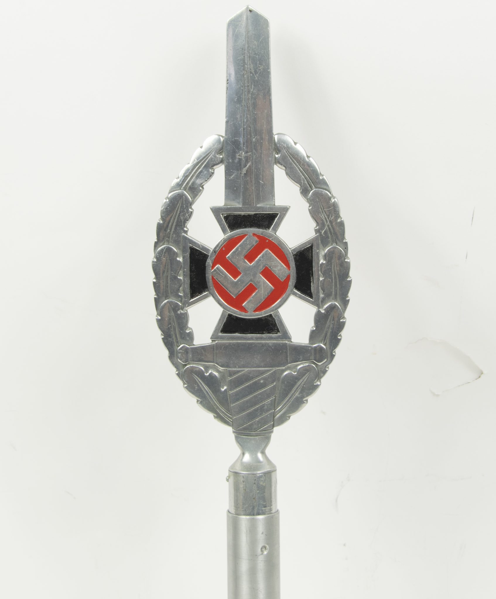 Flagpole / Fahnenspitze des Nationalsozialistische Kriegsopferversorgung (NSKOV) - Maker Marked Otto Gahr - Image 14