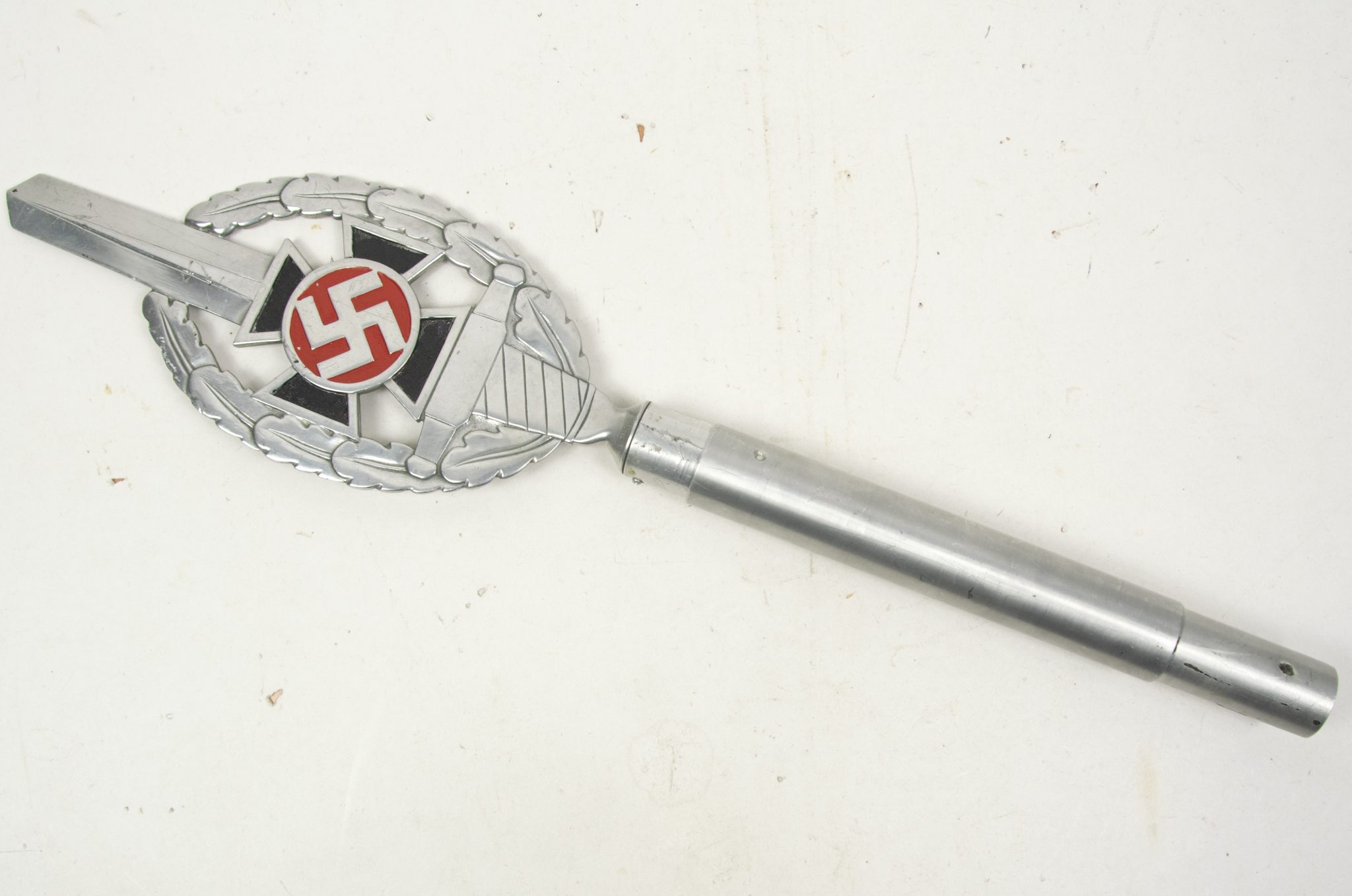 Flagpole / Fahnenspitze des Nationalsozialistische Kriegsopferversorgung (NSKOV) - Maker Marked Otto Gahr - Image 16