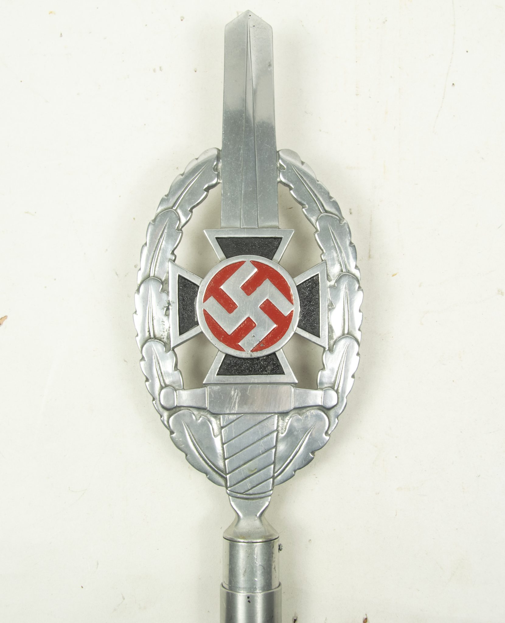 Flagpole / Fahnenspitze des Nationalsozialistische Kriegsopferversorgung (NSKOV) - Maker Marked Otto Gahr - Image 19