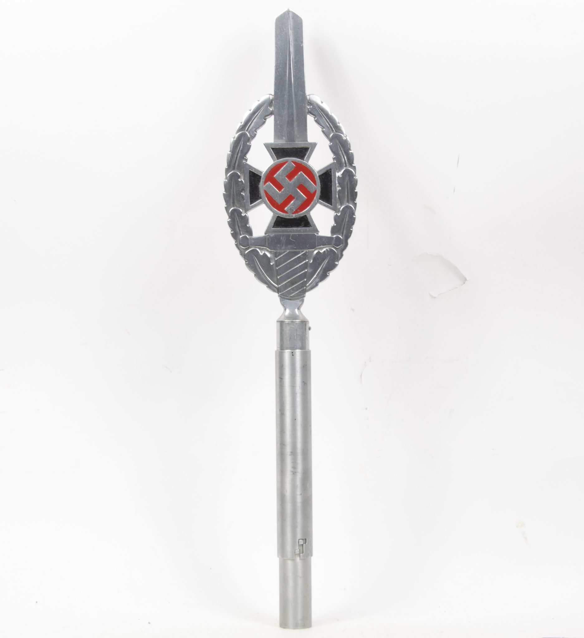 Flagpole / Fahnenspitze des Nationalsozialistische Kriegsopferversorgung (NSKOV) - Maker Marked Otto Gahr - Image 3