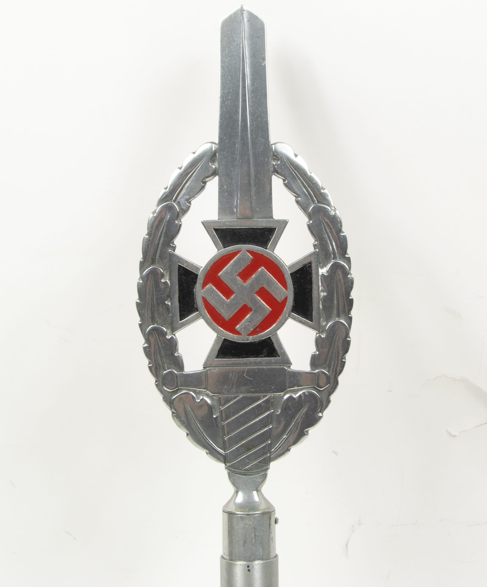Flagpole / Fahnenspitze des Nationalsozialistische Kriegsopferversorgung (NSKOV) - Maker Marked Otto Gahr - Image 8