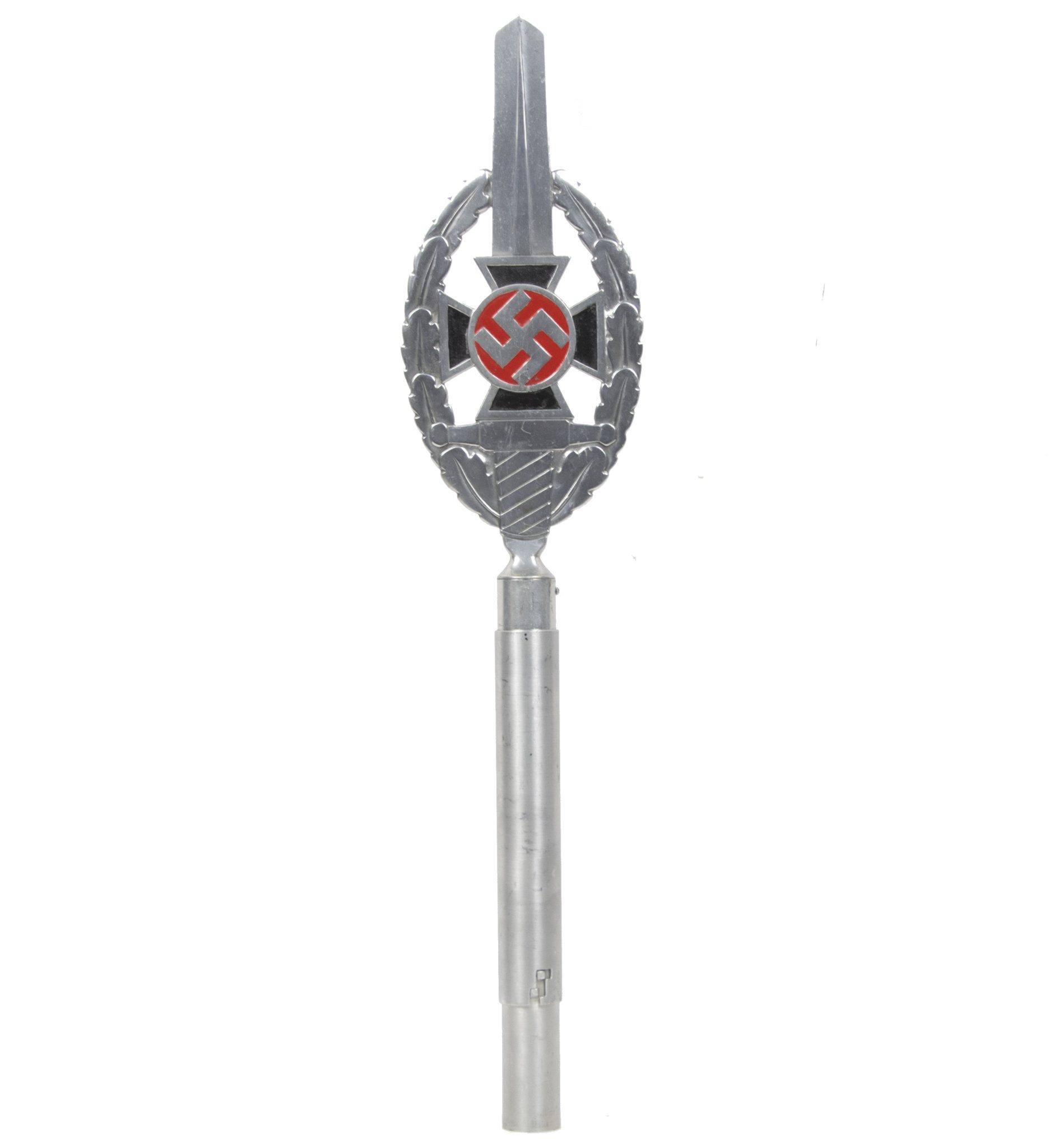 Flagpole Fahnenspitze des Nationalsozialistische Kriegsopferversorgung (NSKOV) - Maker Marked Otto Gahr