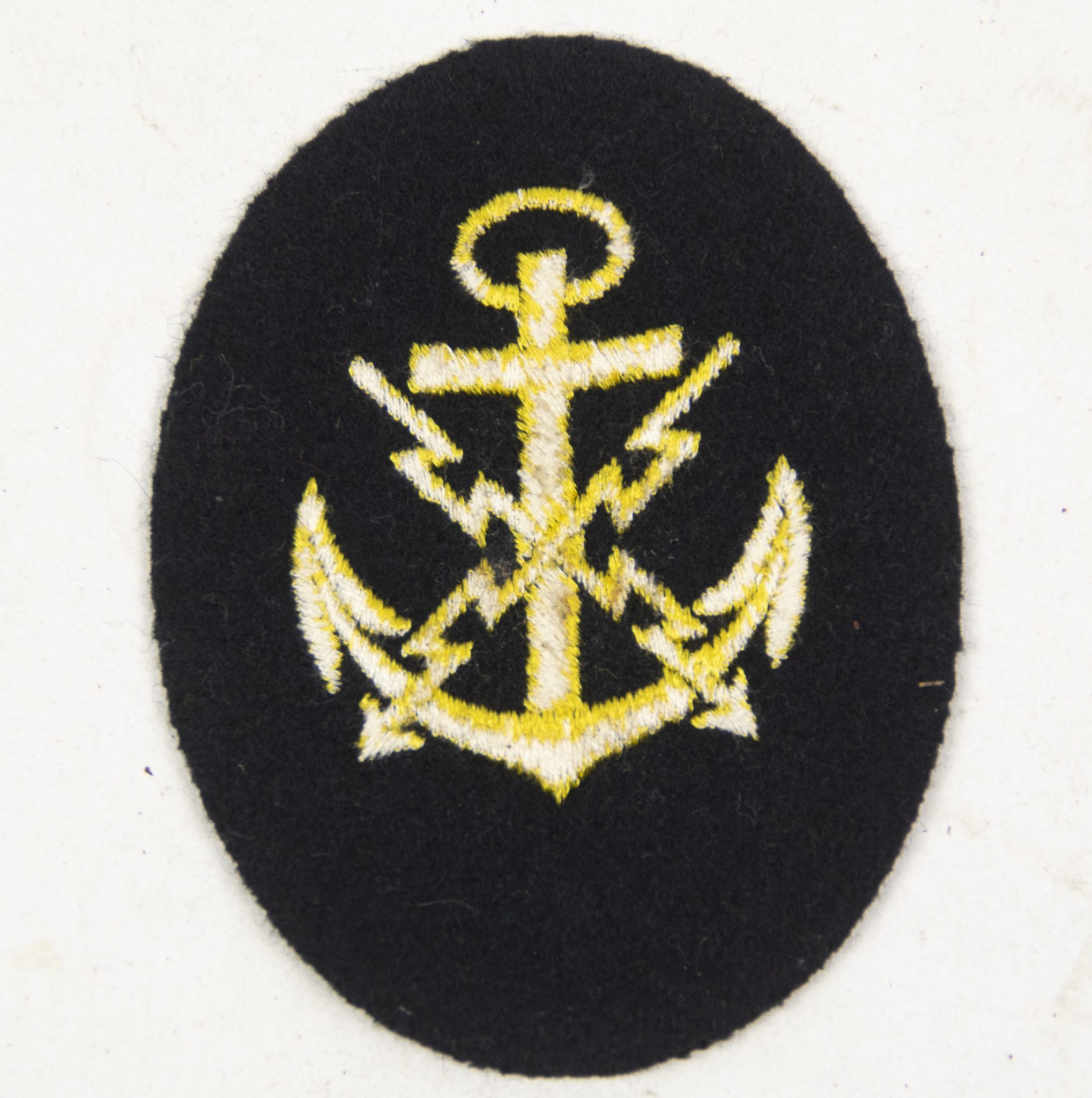 Kriegsmarine (KM) Oberfernschreibmaat insignia (2) Kriegsmarine (KM) Oberfernschreibmaat insignia