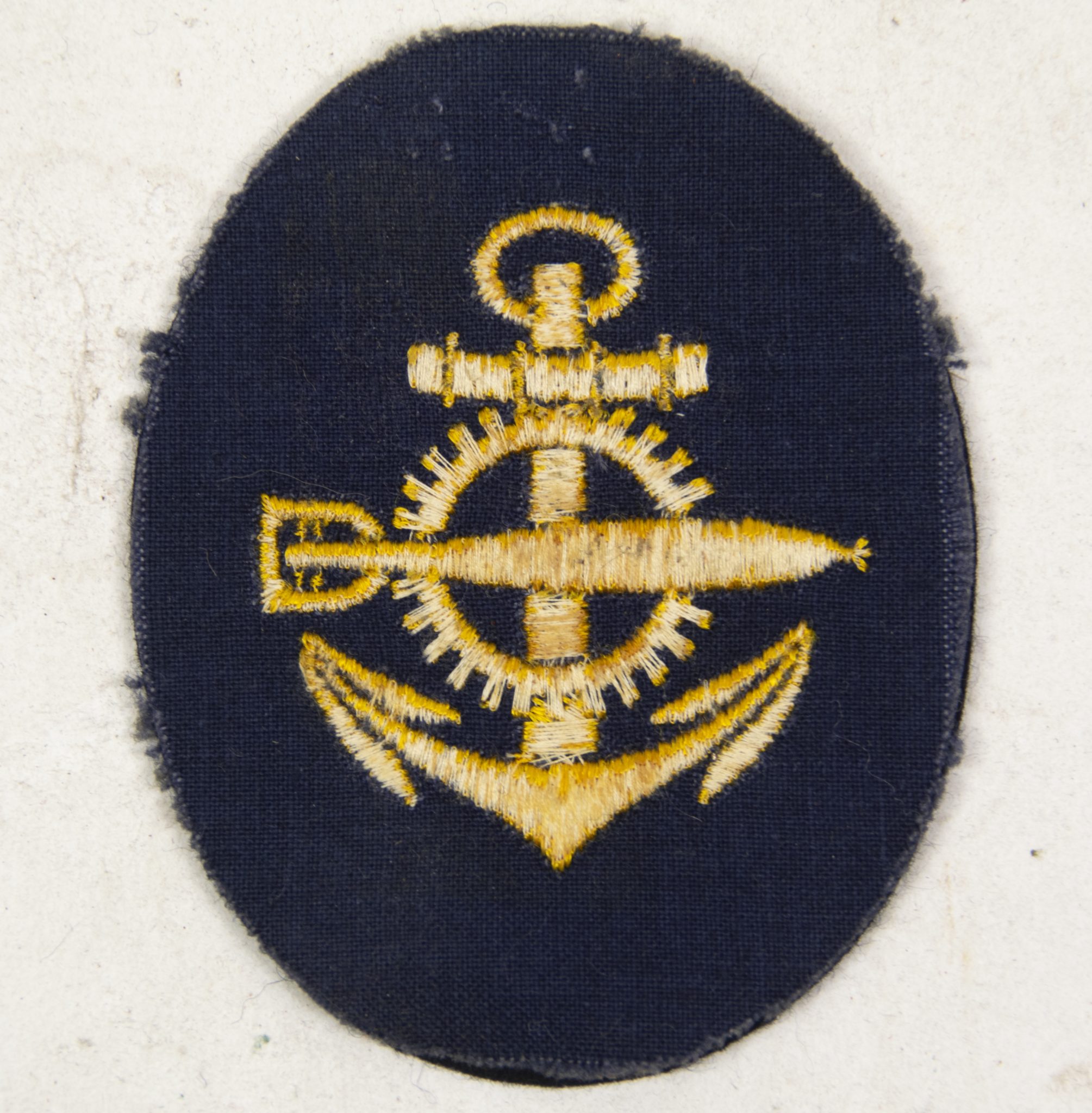 Kriegsmarine (KM) Torpedemechaniker insignia (2) Kriegsmarine (KM) Torpedemechaniker insignia
