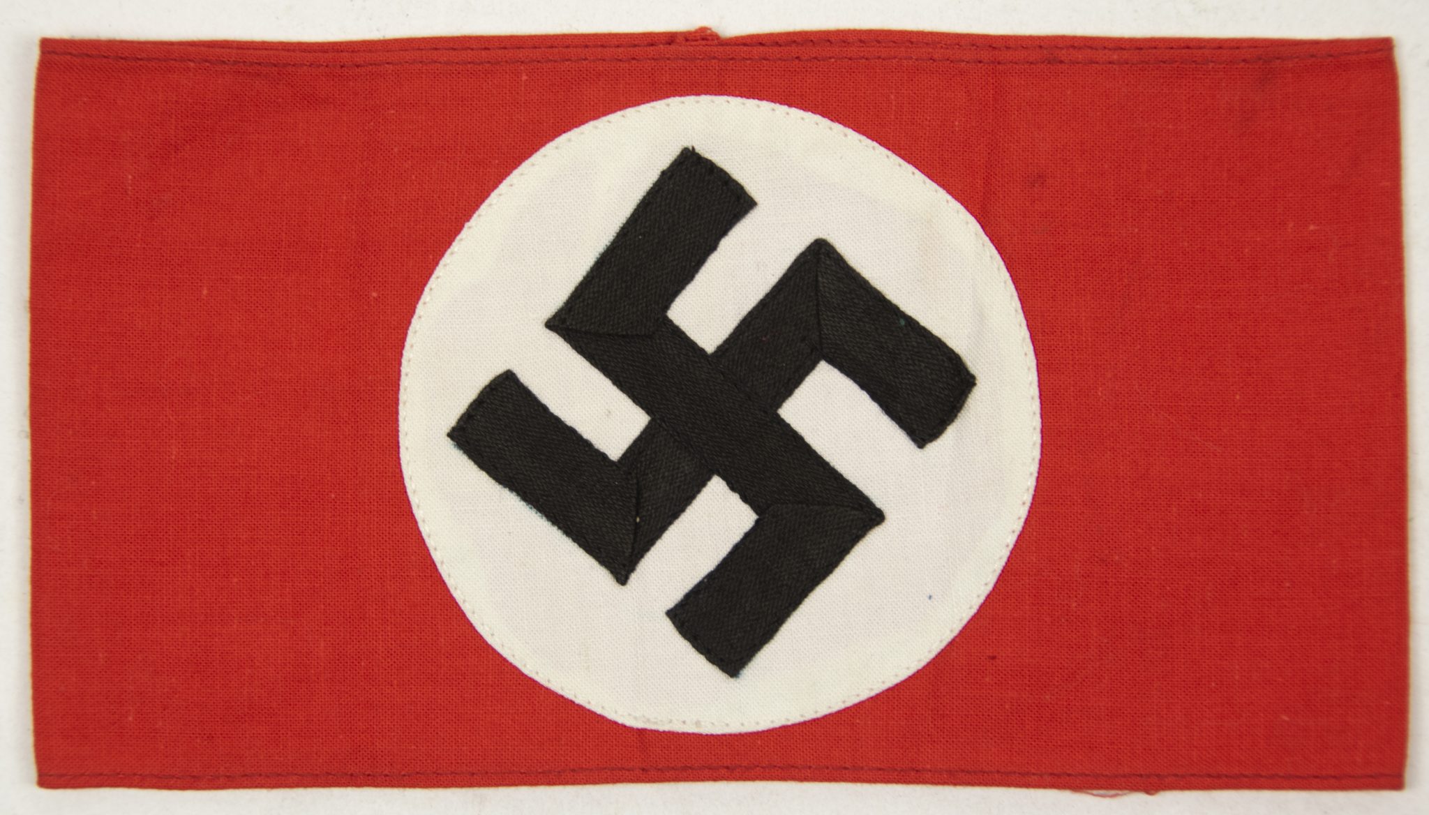 NSDAP armband with RZM paper label (2) NSDAP armband with RZM paper label