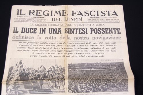(Newspaper) Il regime Fascista del Lunedi - 27 Marzo 1939