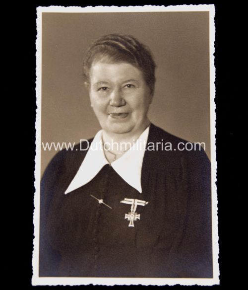 (Photo) Mutterkreuz Motherscross in wear - rare