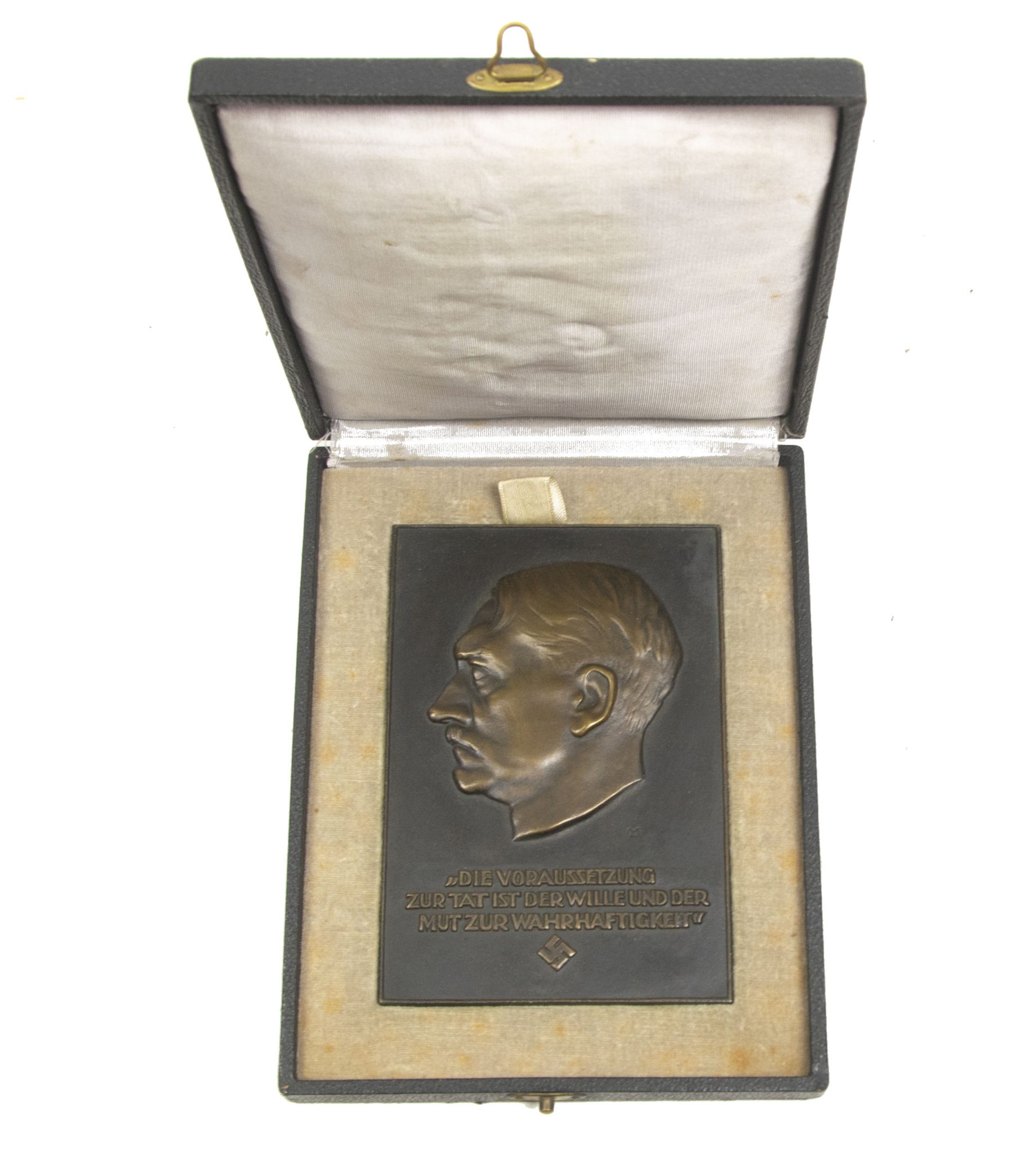 Plakette Adolf Hitler in case (Heinrich Moshage)