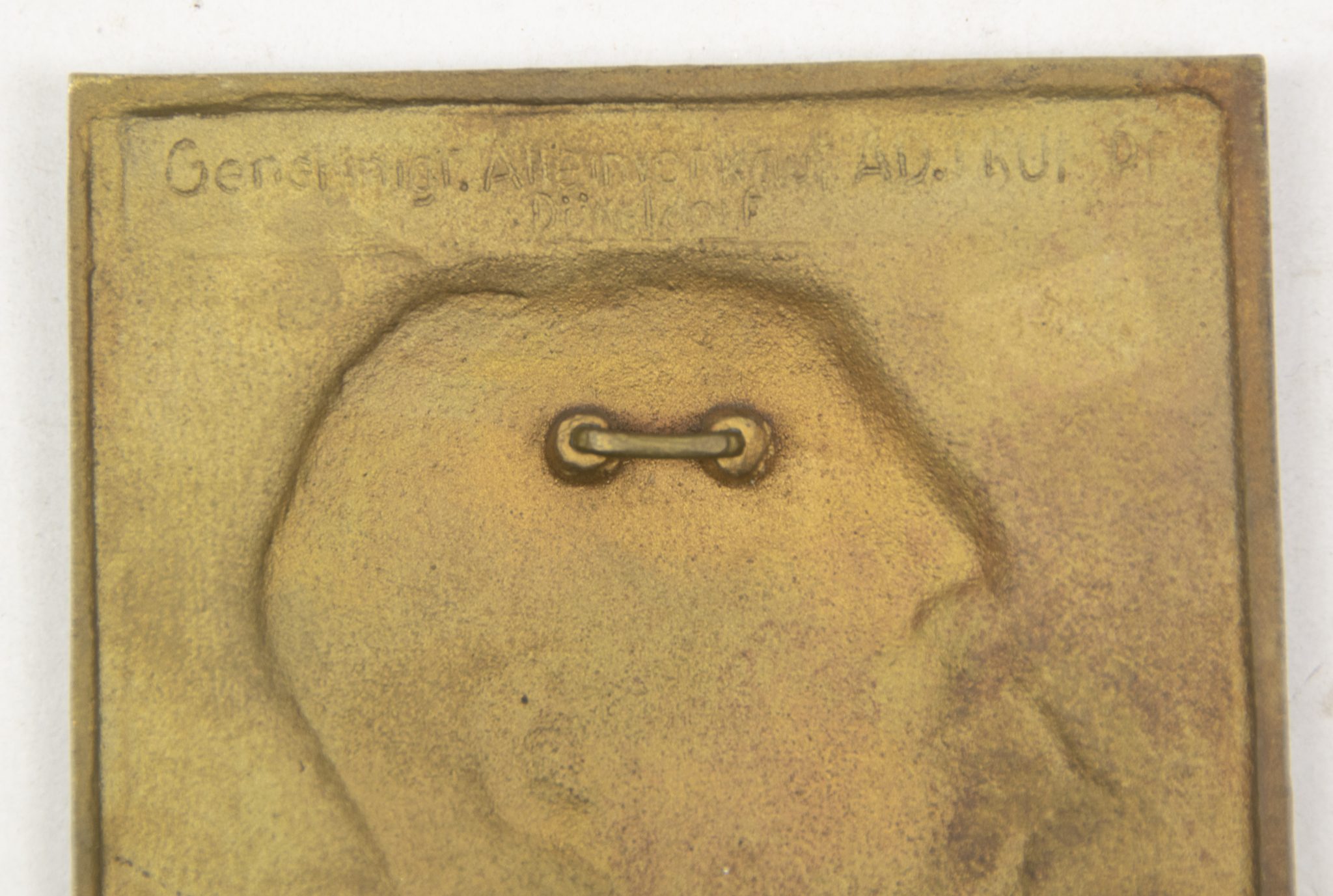 Plakette Adolf Hitler in case (Heinrich Moshage)