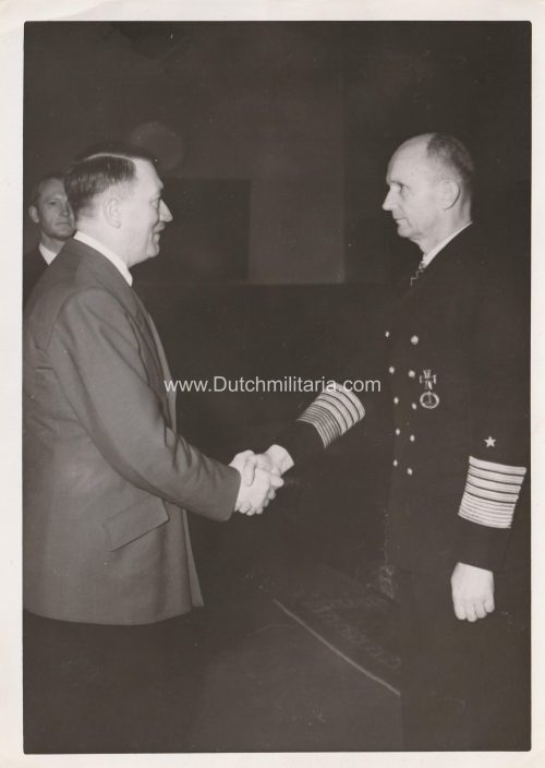 (Pressphoto) Grossadmiral Dönitz beim Führer (1943)