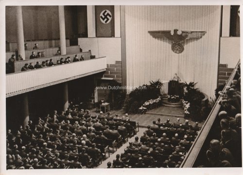 (Pressphoto) NSDAP Kundgebung - Der Reicskommisar fur das Ostland