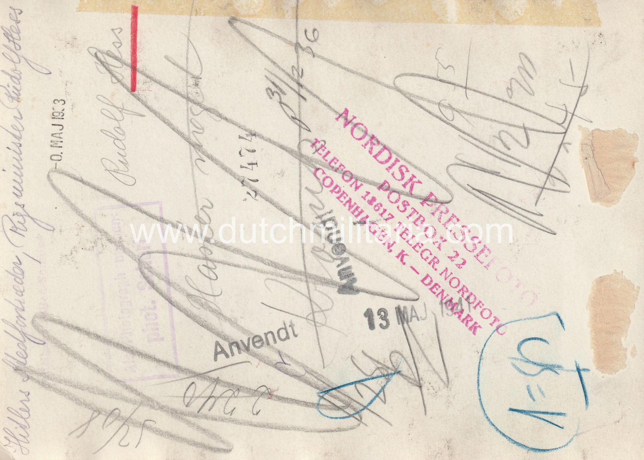 (Pressphoto) Rudolf Hess in Allgemeine SS uniform (2) (Pressphoto) Rudolf Hess in Allgemeine SS uniform