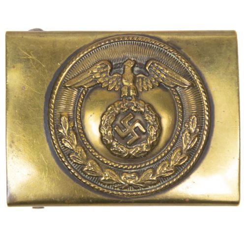 SA buckle with diagonal swastika