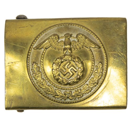 SA buckle with diagonal swastika