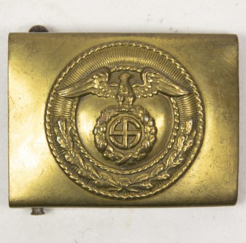 SA buckle with sunwheel swastika