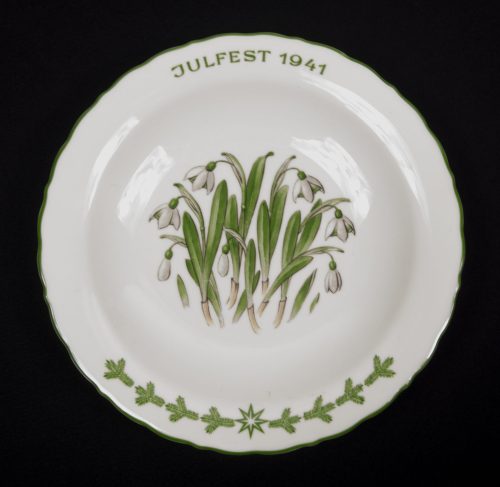 SS Julgabe der Chef des SS-Wirtschaftsverwaltungshauptamtes – Julfest 1941 Allach Julteller